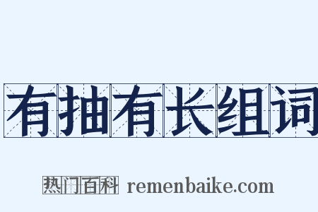 有抽有长组词是什么意思的图片